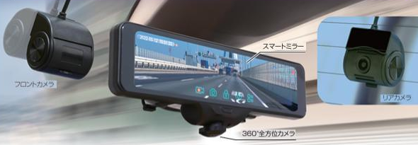 KEIYO AN-R138 デジタルミラードライブレコーダーの製品資料画像